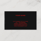 Musik-Lautsprecher-Geschäfts-Karte Visitenkarte (Rückseite)