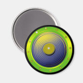 MUSIK-LAUTSPRECHER MAGNET (Vorderseite/Rückseite)