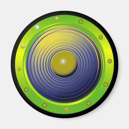 MUSIK-LAUTSPRECHER MAGNET (Vorne)