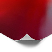 Musik-Lautsprecher und Poster mit roten Party (Ecke)