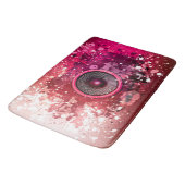 Musik-Lautsprecher und Spritzer Badematte (Schrägansicht)