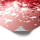 Musik-Lautsprecher und Spritzer Poster (Ecke)