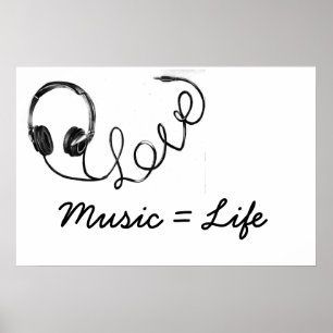 Musik = Leben Poster