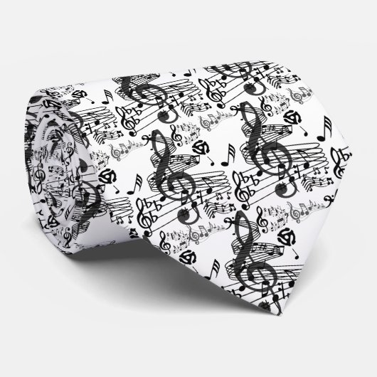 Musik lebt, lebt sie _ krawatte (Gerollt)