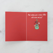 Musik-Lehrer-Feiertags-Karte Feiertagskarte (Innenseite)