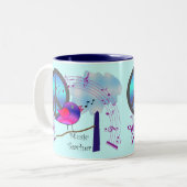 Musik-Lehrer-Geschenke Zweifarbige Tasse (Vorderseite Links)