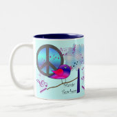 Musik-Lehrer-Geschenke Zweifarbige Tasse (Links)