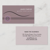 Musik-Lehrer-Gitarren-Logo-Minimalistischer Sänger Visitenkarte (Vorne/Hinten)