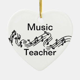 Musik-Lehrer Keramik Ornament
