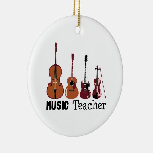 Musik-Lehrer Keramik Ornament (Rechts)