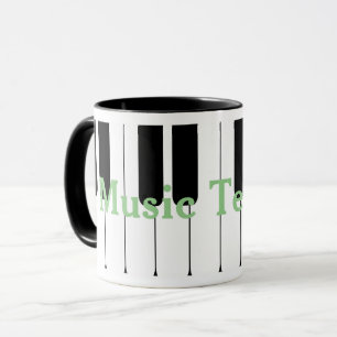 Musik-Lehrer-Klavier-Tasse kundengerecht Tasse