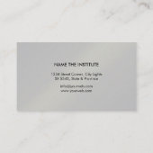 Musik-Lehrer-Klavier-Tastatur-Musiker-Pianist Visitenkarte (Rückseite)