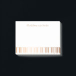 Musik-Lehrer-Pianist-GoldFlügels-Schlüssel Post-it Klebezettel<br><div class="desc">Musik-Lehrer-Pianist-GoldFlügel befestigt Post-Itanmerkungen.</div>