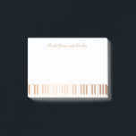 Musik-Lehrer-Pianist-GoldFlügels-Schlüssel Post-it Klebezettel<br><div class="desc">Musik-Lehrer-Pianist-GoldFlügel befestigt Post-Itanmerkungen.</div>