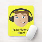 Musik-Lehrer-Rock! Mousepad (Mit Mouse)