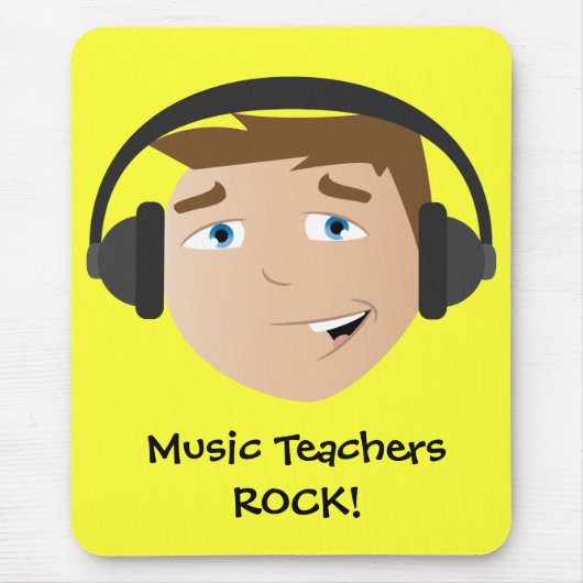 Musik-Lehrer-Rock! Mousepad (Vorne)