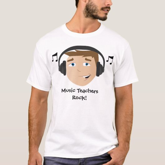 Musik-Lehrer-Rock! T-Shirt (Vorderseite)