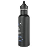 Musik-Lehrer-SuperPower-Wasser-Flasche Trinkflasche (Rechts)