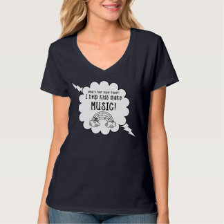 Musik-Lehrer-T - Shirt "was ist Ihr SuperPower? "
