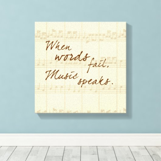 Musik Leinwanddruck (Insitu (Holzboden))