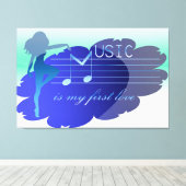 Musik Leinwanddruck (Insitu (Holzboden))