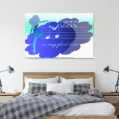 Musik Leinwanddruck (Insitu (Schlafzimmer))