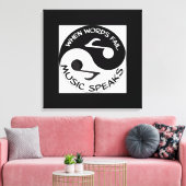 Musik Leinwanddruck (Insitu (Wohnzimmer))