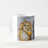 Musik liebende Katzen, Louis Wain Kaffeetasse (Vorderseite Links)