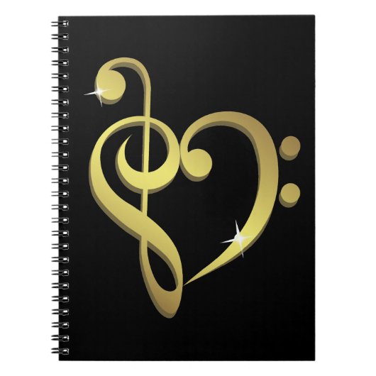 Musik-Liebenotizbuch Notizblock (Vorderseite)