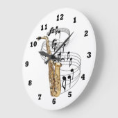 Musik Liebesuhr Große Wanduhr (Winkel)