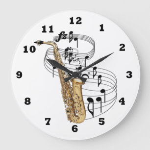 Musik-Liebesuhr Große Wanduhr