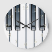 Musik liebt Klavier Klettergelüste Große Wanduhr (Vorderseite)