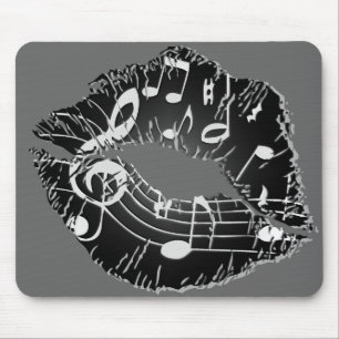 Musik-Lippen Mousepad