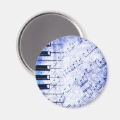 Musik Live_ Magnet (Vorderseite/Rückseite)