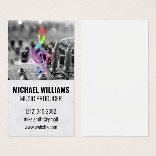 Musik-Logo | Audiomaterial | Tech (Vorne & Hinten)