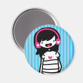 Musik Lova Magnet (Vorderseite/Rückseite)