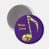 MUSIK LOVER Collection Magnet (Vorderseite/Rückseite)