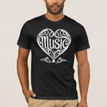 Musik Lover Elegantes Rodelherz
