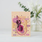 MUSIK LOVER GIFT POSTKARTE (Stehend Vorderseite)