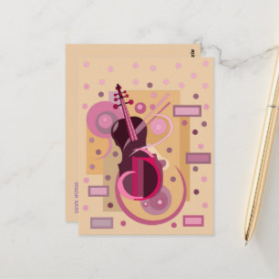 MUSIK LOVER GIFT POSTKARTE
