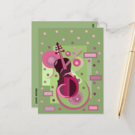 MUSIK LOVER GIFT POSTKARTE