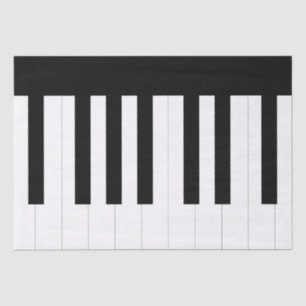 Musik-Lover-Musikinstrument-Klavier-Tastatur Seidenpapier