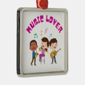 MUSIK LOVER ORNAMENT AUS METALL (Rechts)