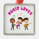 MUSIK LOVER ORNAMENT AUS METALL (Vorne)