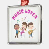 MUSIK LOVER ORNAMENT AUS METALL (Links)