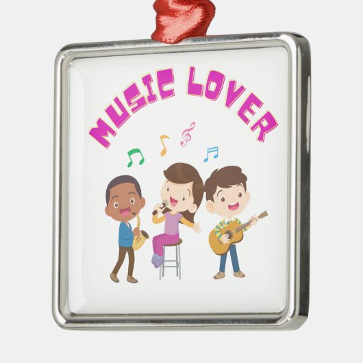 MUSIK LOVER ORNAMENT AUS METALL (Links)