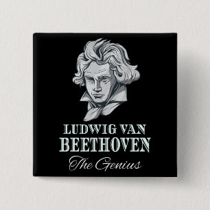 Musik - Ludwig Van Beethoven Das Genie Button