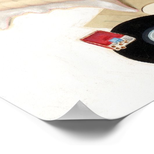 Musik-Lüfter Button hoch Poster (Ecke)