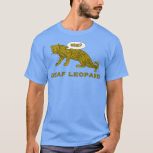 Musik Lustiges Band Pun Shirt Taub Leopard Witz Ro