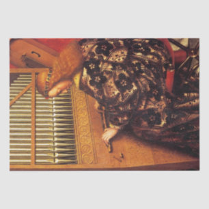 MUSIK MACHEN ANGEL / Orgelspieler Weihnachten Seidenpapier